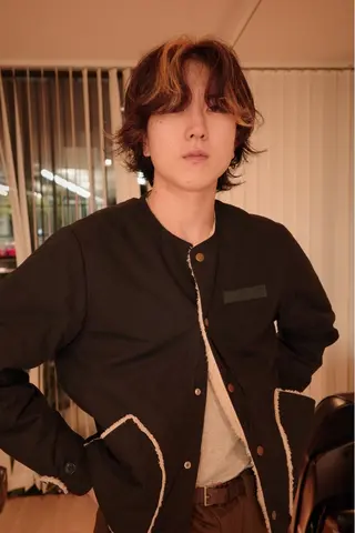 ミディアム カラー パーマ メンズ特化/ 山口大輝のヘアスタイル