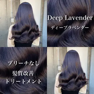 ロング カラー 表参道/透明感カラー /暗髪/ジュキヤのヘアスタイル