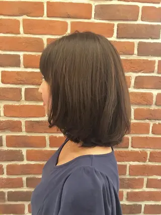 ミディアム カラー パーマ さかい なつみのヘアスタイル