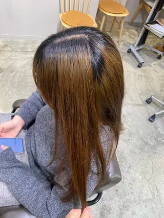 カラー カットモデル FILMSりくのヘアスタイル