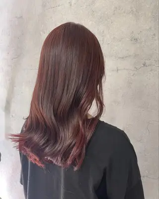 ロング カラー 唐澤 千尋のヘアスタイル