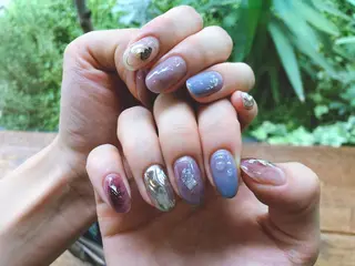 ショート カラー キッズ ネイル マツエク・マツパ illum hicariのネイルデザイン