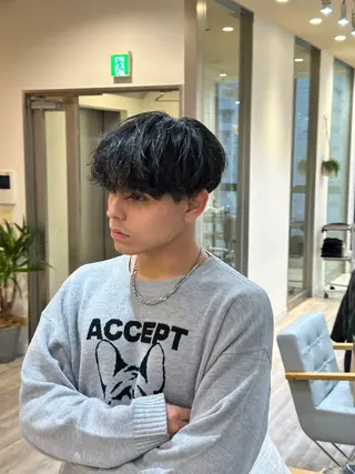 メンズ amber池袋所属・美髪矯正・ブリーチ 矯正🫧秋元ゆたかのヘアスタイル