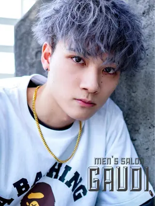 ショート カラー メンズ men’s salon Gaudi梅田茶屋町店所属・寳泉 章弘のヘアスタイル