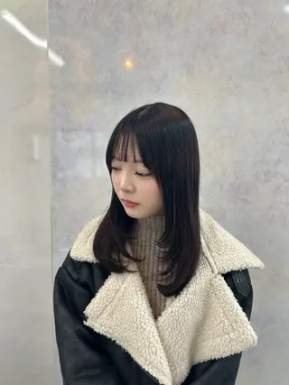 セミロング 🥀YUIHA🥀 テザインカラー♥のヘアスタイル