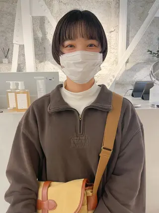 ショート カラー 川本 裕🌿のヘアスタイル