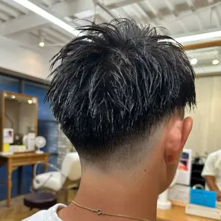 ショート メンズ 西山 良波のヘアスタイル