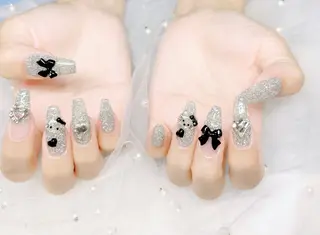 ネイル H3 Nail Tsuki🦋💙のネイルデザイン