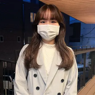 ロング カラー 暖色/パーマ 🌼クニトウメイのヘアスタイル