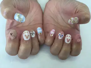 ネイル 💎🐰 saki. m 🐰💎のネイルデザイン