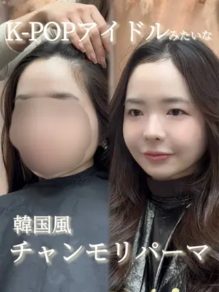 ロング パーマ 韓国ヘア🦢🖤 Sayumiのヘアスタイル