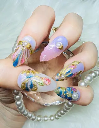 ネイル beauty park partage所属・藤 井のネイルデザイン