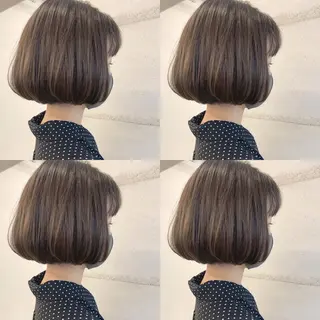 ショート カラー 透明感/オリーブ/ グレージュ/YUKAのヘアスタイル