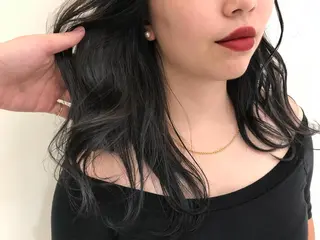 ロング カラー パーマ ヘアアレンジ メンズ マツエク・マツパ 💎耳ツボジュエリー ×銀座美容室💎のヘアスタイル