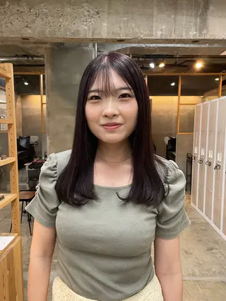 ミディアム 坂田 春樹のヘアスタイル