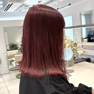 ミディアム カラー カジュアルを女っぽく 𝗮𝘆𝗮𝗰𝗼のヘアスタイル