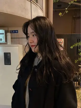 ロング カラー パーマ marino マリノのヘアスタイル