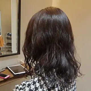 セミロング 中山 凪沙のヘアスタイル
