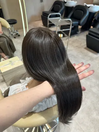 ミディアム カラー ✨髪質改善 縮毛矯正 艶髪 立川 コウキ✨のヘアスタイル