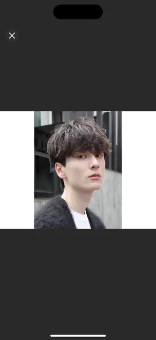 ショート カラー メンズ 名古屋シャドウパーマ /伊藤恵悟のヘアスタイル