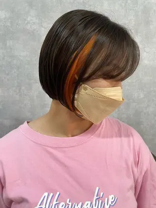 ショート C’LD hair  produce /シールドヘア所属・モテ髪/ボブ/ショー ト/アダチフウトのヘアスタイル