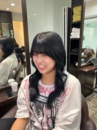 ロング カラー 坂本奈都美 🎀のヘアスタイル