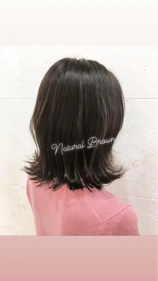 ミディアム カラー 斉藤 貴也のヘアスタイル