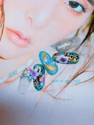 ネイル arm in arm ︎✿Yamamotoのマツエク・マツパデザイン