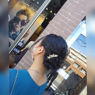 ヘアアレンジ あかね☆ヘアアレンジ /ボブ/縮毛矯正のヘアスタイル