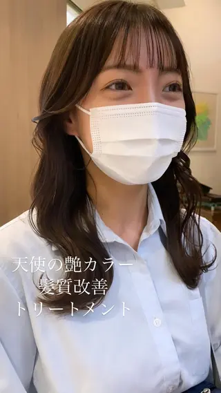 ロング カラー 似合わせカラー/艶 髪質改善/ヨシザキのヘアスタイル