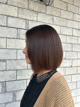 ミディアム カラー 村松 美月のヘアスタイル