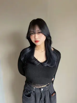 ロング カラー MILI HAIR所属・韓国ヘア🇰🇷 RYOTAのヘアスタイル