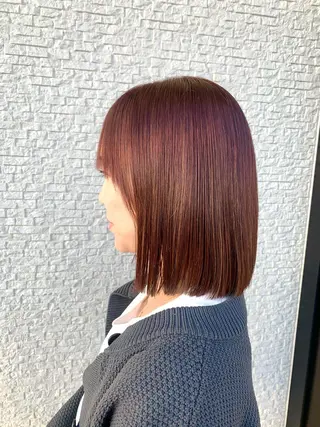 ミディアム case by case所属・case Chiakiのヘアスタイル