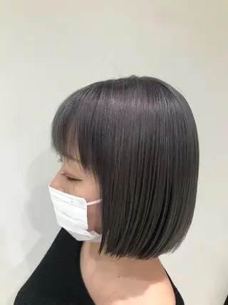 ミディアム 下條 真のヘアスタイル