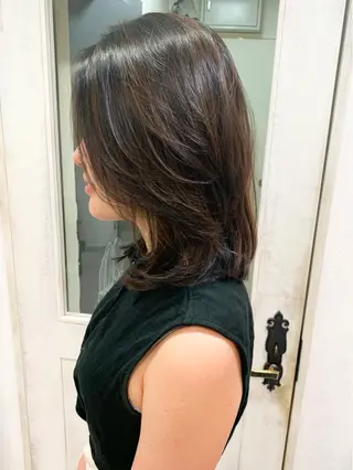 ミディアム IDEA 柏の葉KOILRINKGARAGE所属・お洒落満足度 ◎💮井上のヘアスタイル