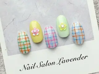 ネイル 佐藤 ニーナ★ラベンダーのネイルデザイン