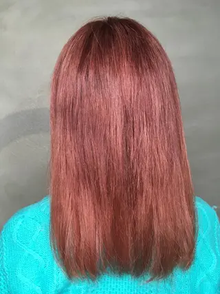 セミロング カラー edge.所属・くまがい みゆ【edge.】のヘアスタイル