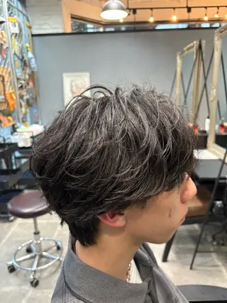 ショート メンズカット/パーマ 中 有晴のヘアスタイル