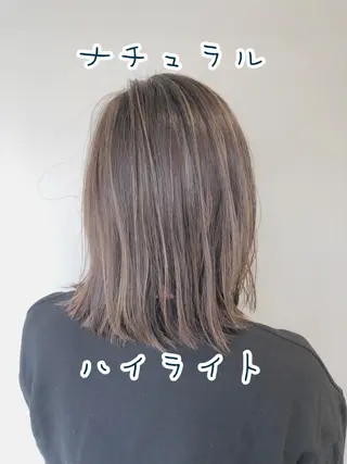 ミディアム カラー 似合わせ専門美容師 なかじまのヘアスタイル
