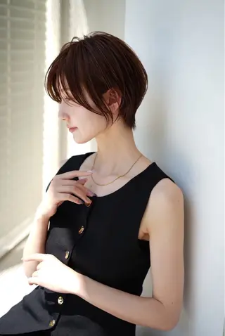 ショート カラー 加賀 千聖 /soigneのヘアスタイル