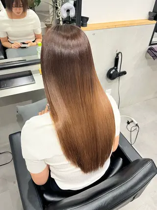 ロング 新宿美容室/縮毛矯正 髪質改善/有馬桃子のヘアスタイル