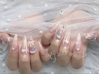 ネイル Gloss nail 💅yuna✨のネイルデザイン