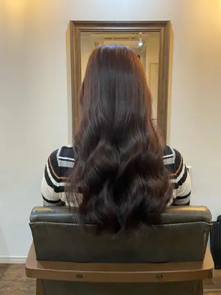 カラー Lamana所属・透明感カラー/ 加瀬たまものヘアスタイル