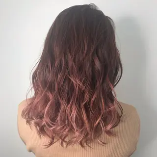 ロング カラー 酸性ストレート/ブリ ーチなし/中村 匠のヘアスタイル