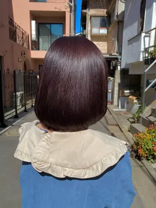 ショート カラー グレージュ/透明感/ 韓国ヘア/RISAのヘアスタイル