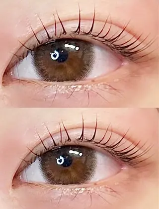 マツエク・マツパ eve🐰束間まつ毛 /透明感カラーのヘアスタイル