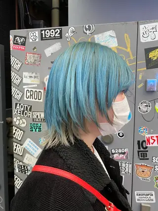 ミディアム カラー 艶髪サラサラカラー 🌈前原健吾のヘアスタイル