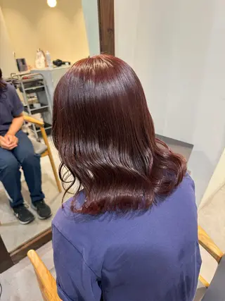 ミディアム カラー roka所属・ayaka♡ 柔らかカラーのヘアスタイル