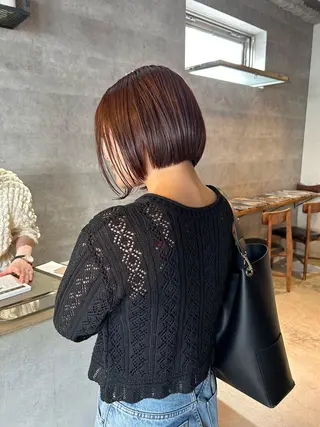 ショート カラー メンズヘア/レイヤー /ボブ山内春輝のヘアスタイル