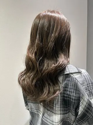 セミロング カラー INCEHAIR所属・小畑日那/モデル募集 /透明感/ヘアセットのヘアスタイル